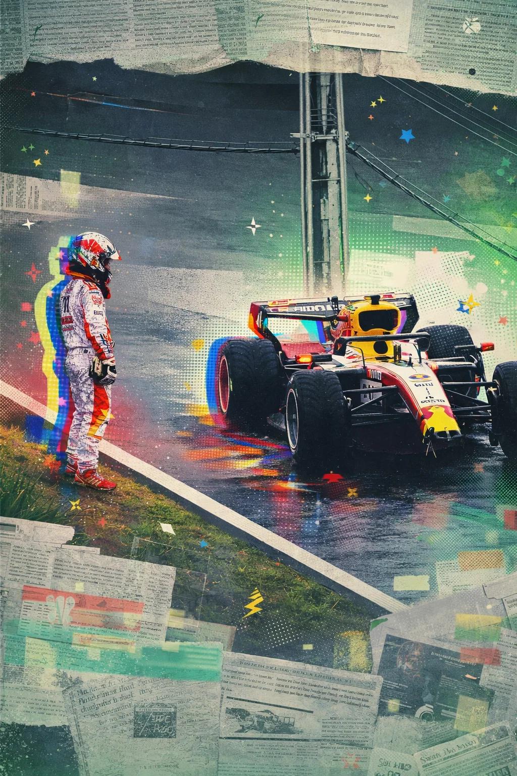 Arvid Lindblad finisce contro le barriere nel test Pirelli a Suzuka