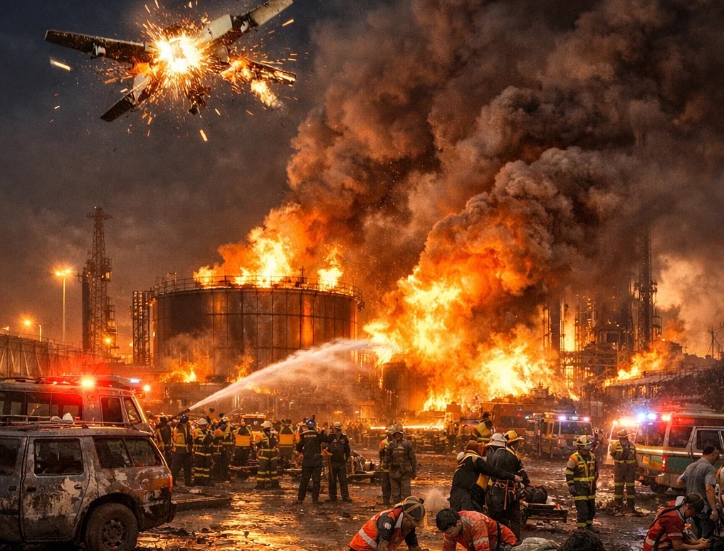 巴林无人机爆炸造成32人受伤，炼油厂起火；北约在土耳其上空击落伊朗导弹