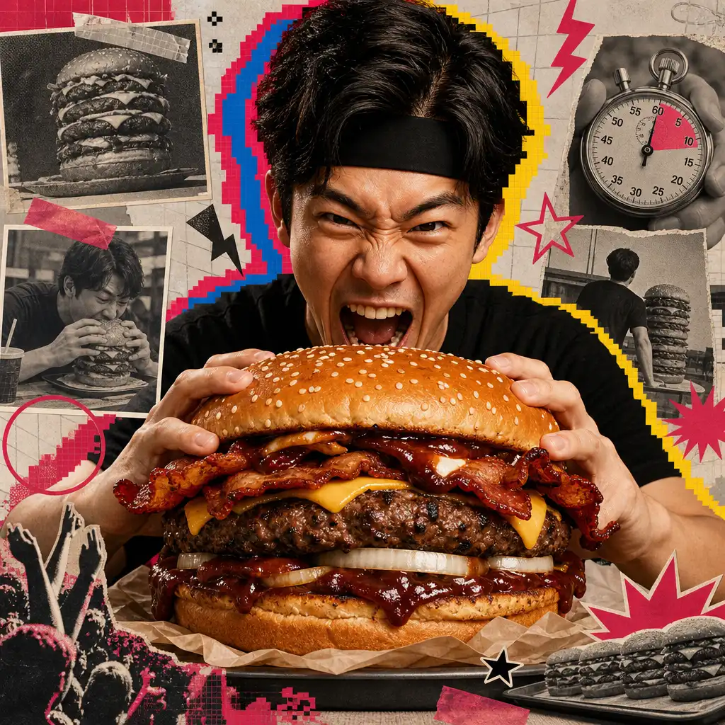 Burger King Japan lancia la sfida dell’hamburger gigante
