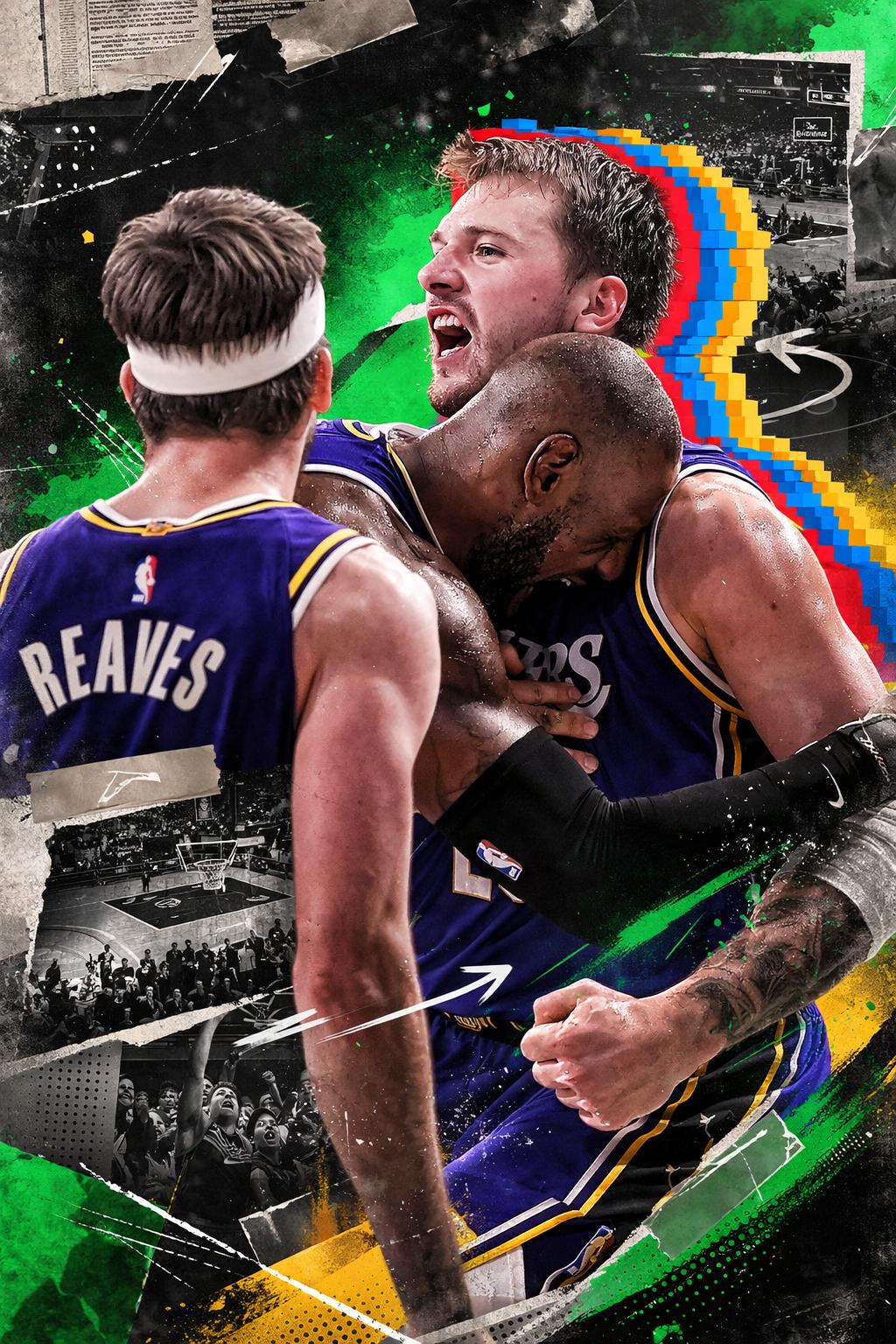 Doncic y LeBron lideran a los Lakers: séptima victoria seguida. Ganaron Atlanta, Toronto y Boston