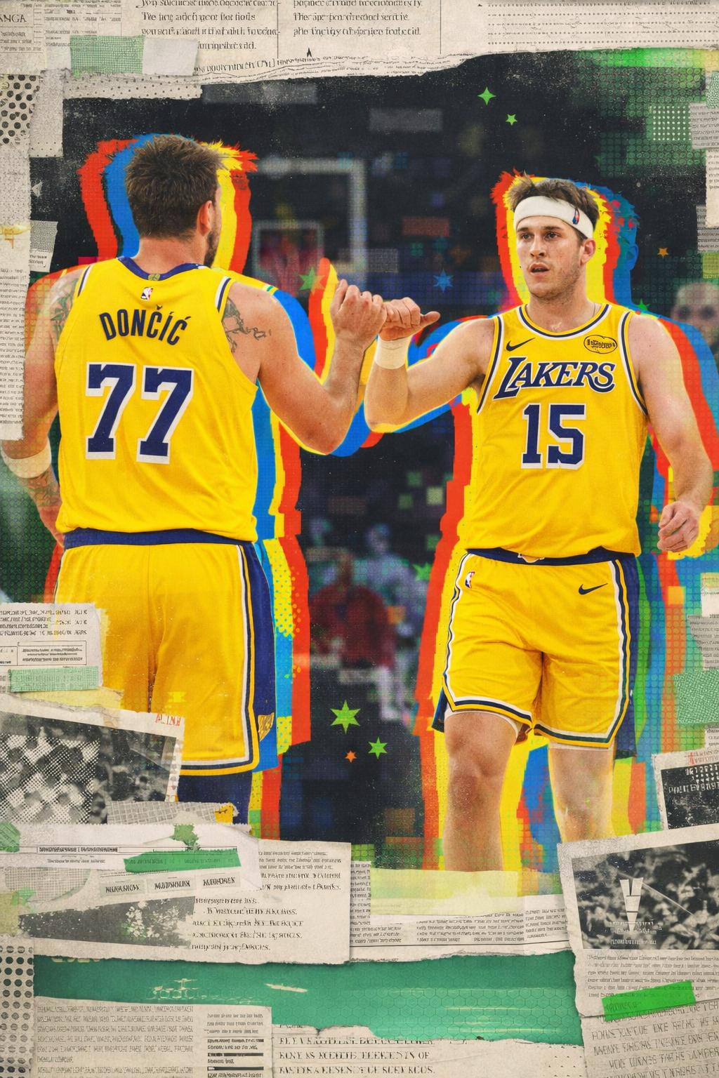 Show de Luka Doncic: los Lakers vencen a los Rockets