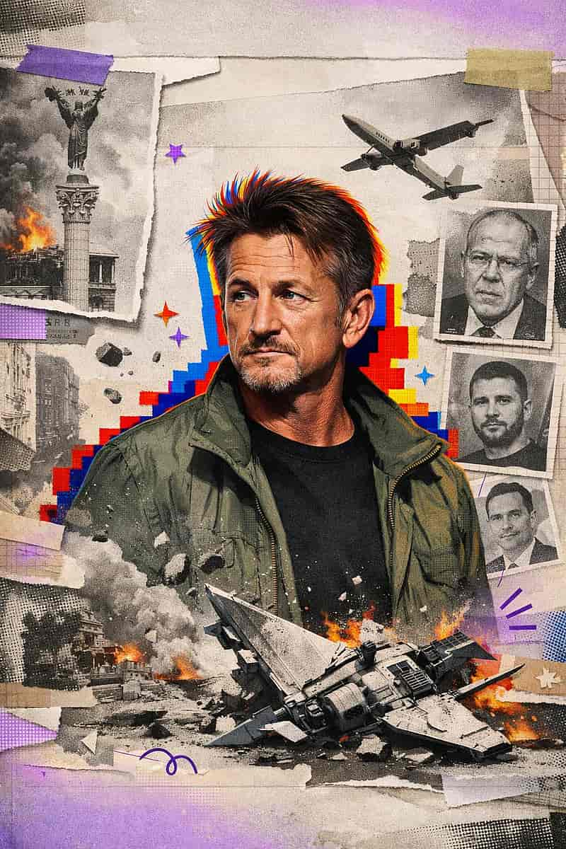 Ukraine : drones sur Kyiv, débris atteignent la place Maïdan. Sean Penn en visite
