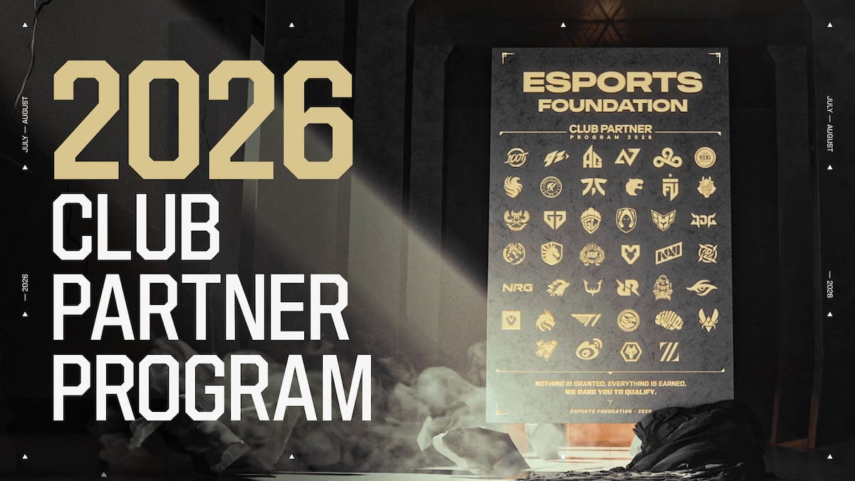 La Esports Foundation conferma la formazione 2026 del Club Partner Program: fino a 1 milione di dollari per team