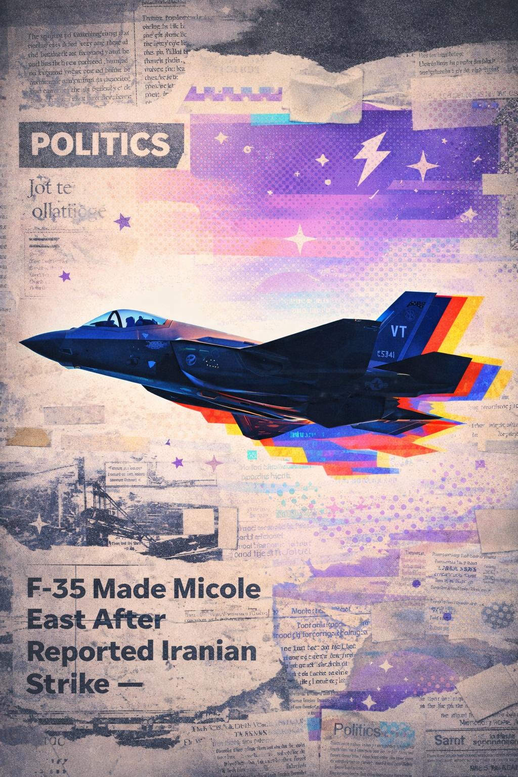 Un F-35 américain a effectué un atterrissage d'urgence après avoir été apparemment touché par des tirs iraniens