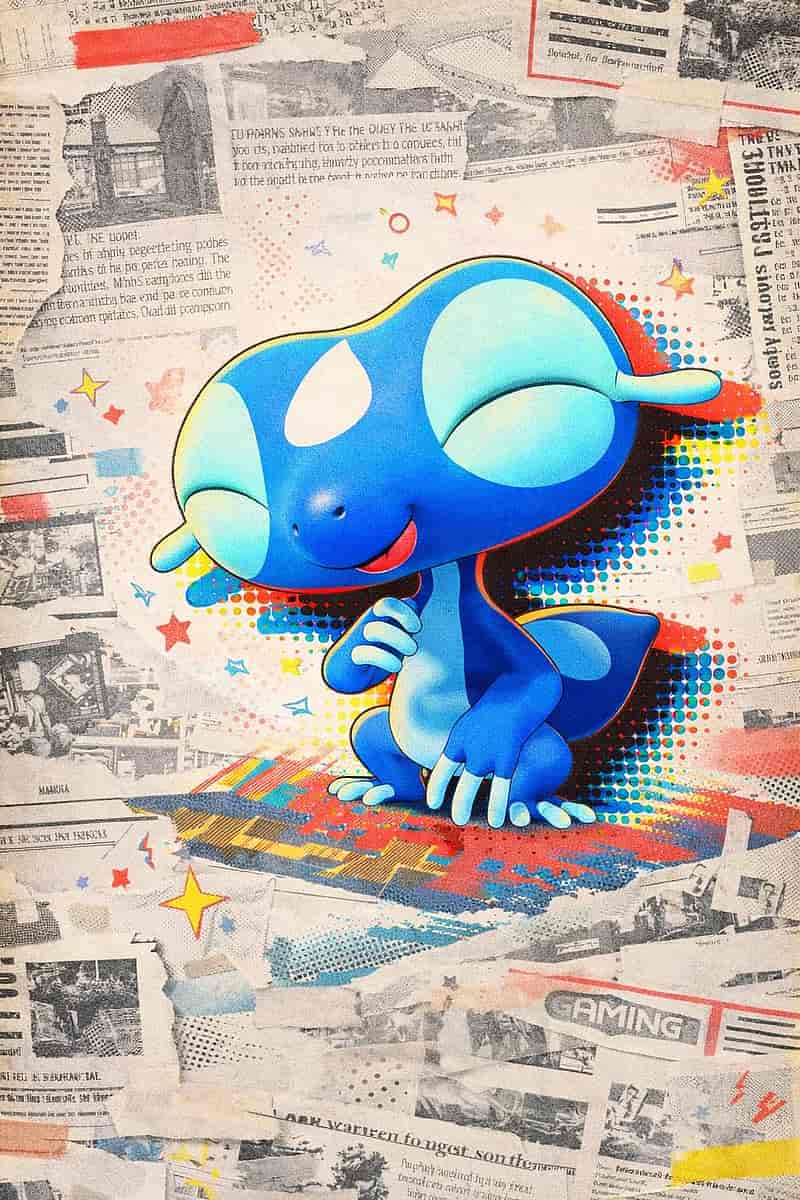 宝可梦《风与浪》粉丝自制Gecqua进化线设计