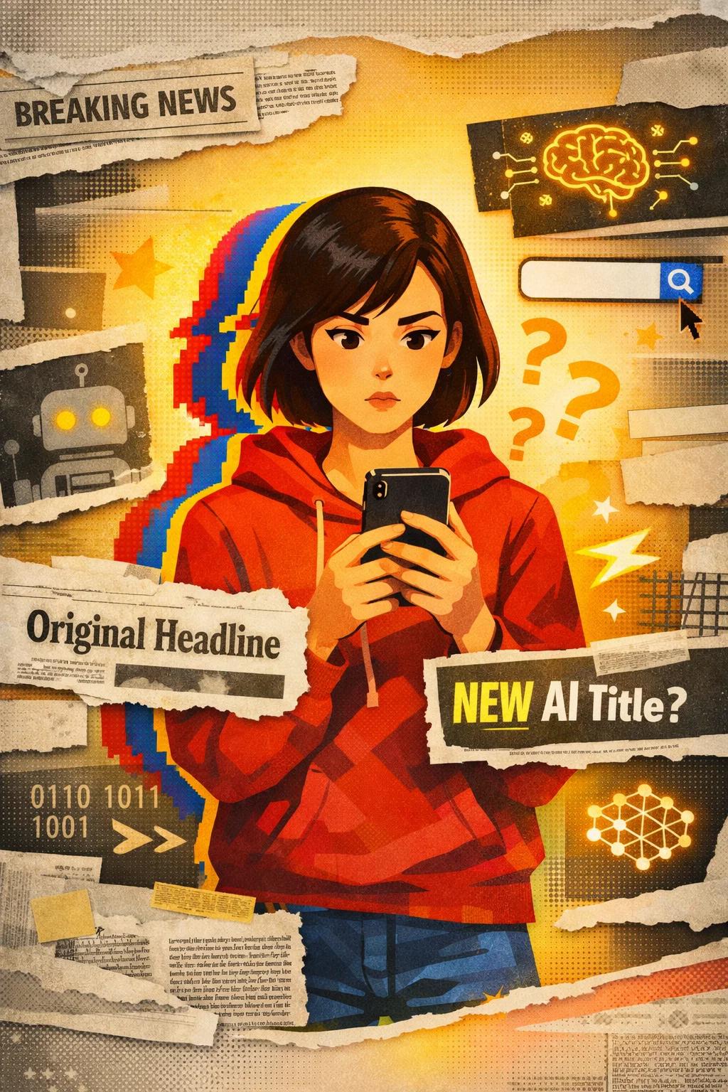 Google Search ora usa l'IA per sostituire i titoli delle notizie