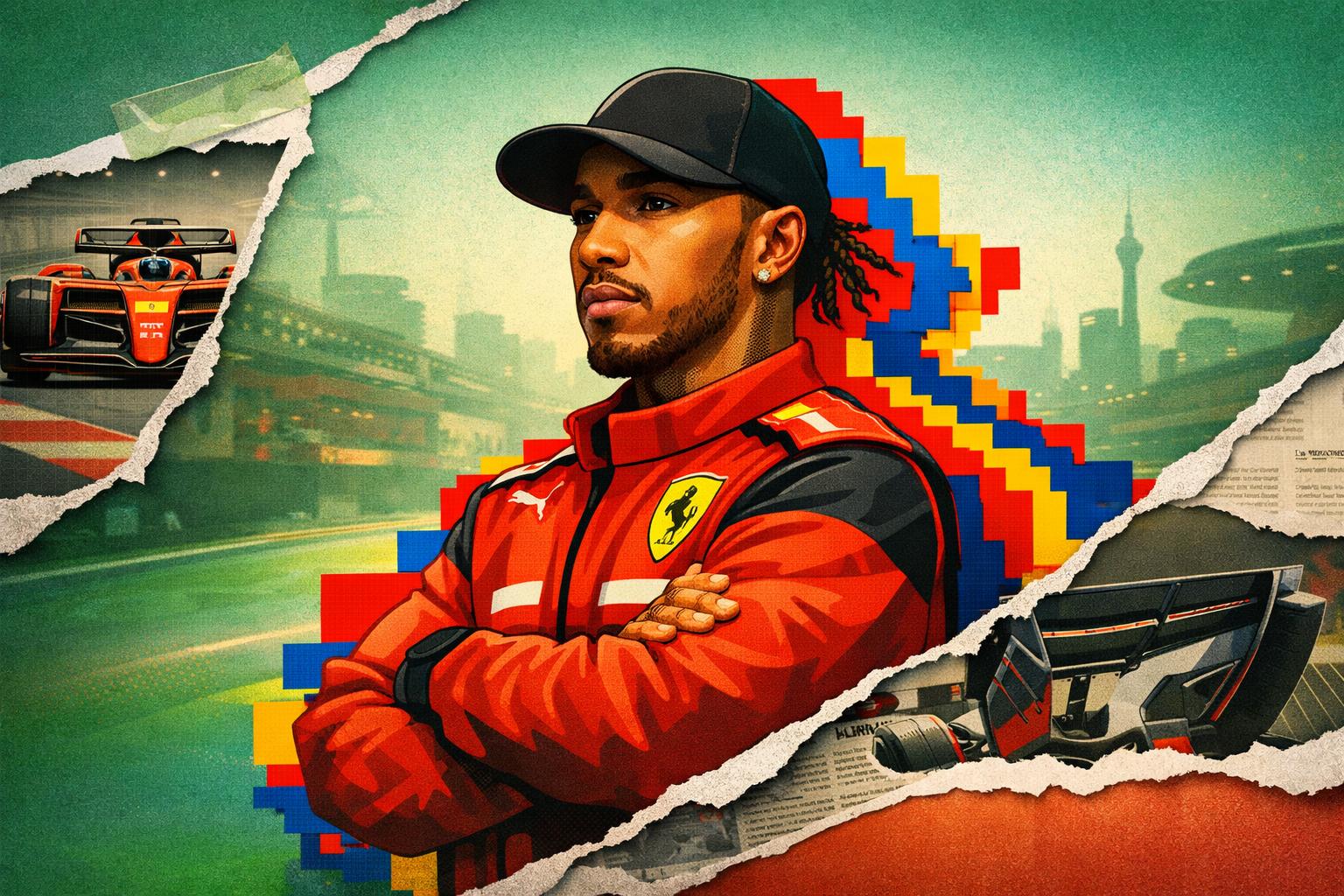 Hamilton desconcertado por la retirada del ala trasera 'Macarena' de Ferrari