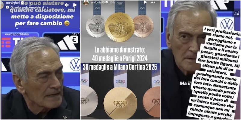 Gravina y los “aficionados”: la respuesta airada de Irma Testa y Sighel, y Arianna Fontana enseña sus medallas