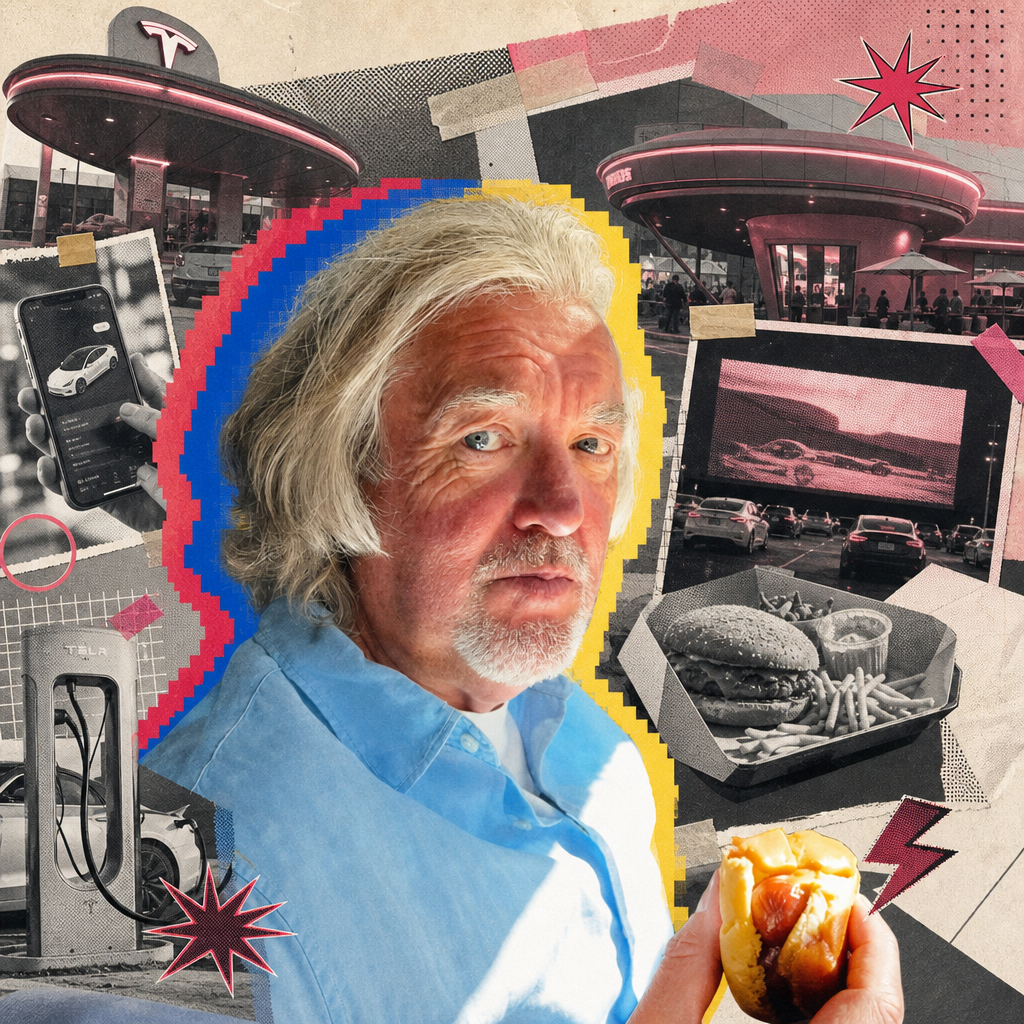 James May critica el Tesla Diner