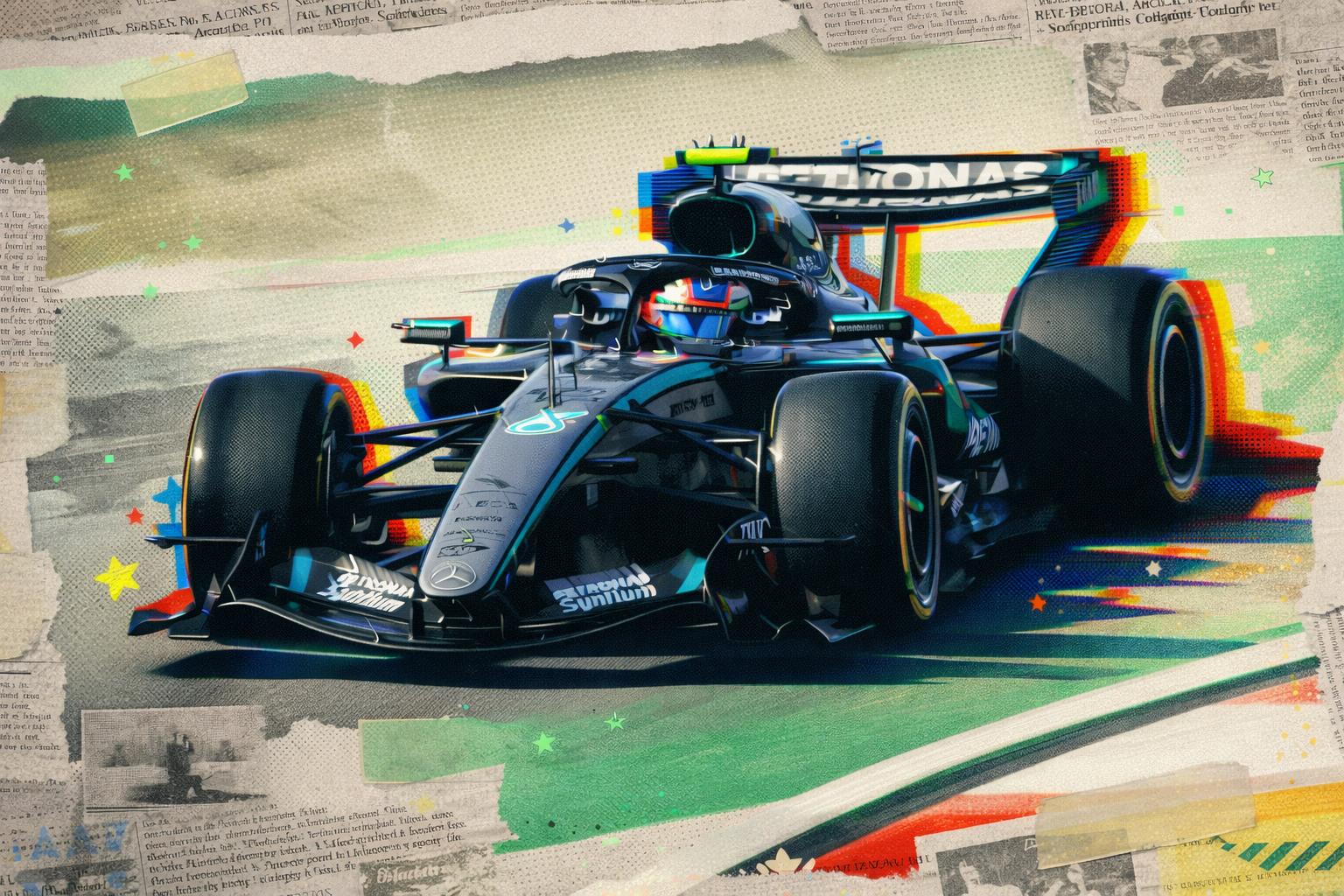 基米·安东内利在上海夺首杆，19岁零6个月零18天成F1最年轻杆位；乔治·拉塞尔惊险复出