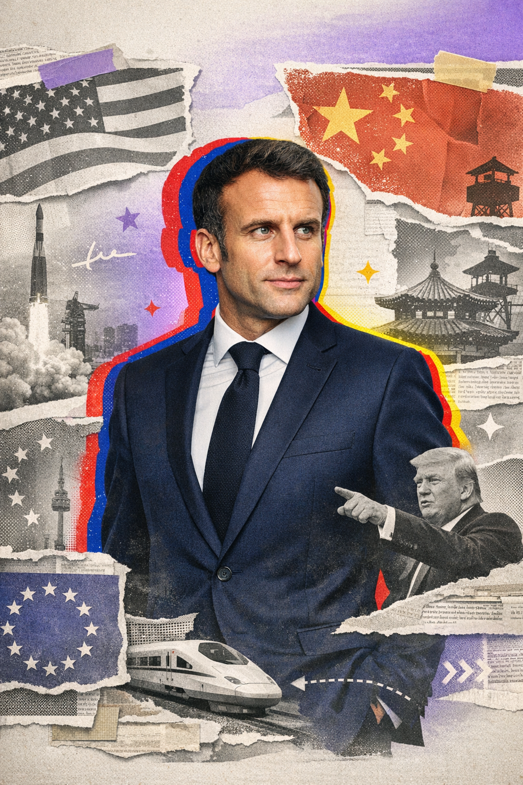 Macron propone una coalición de democracias independientes para no depender de China ni de Estados Unidos