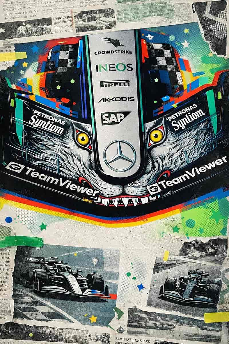 مرسيدس تكشف عن جناح أمامي بطابع الذئب لسباق اليابان