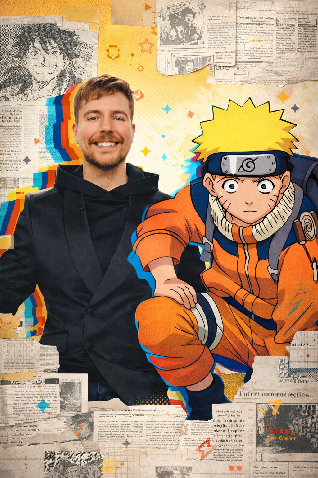 MrBeast propone di finanziare un remake anime di Naruto dopo l'update su One Piece