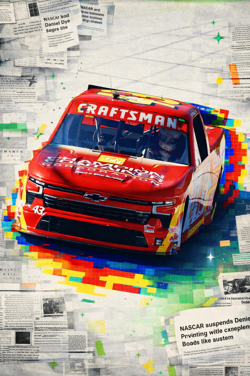 Daniel Dye, apartado de la NASCAR tras comentarios homófobos en un streaming