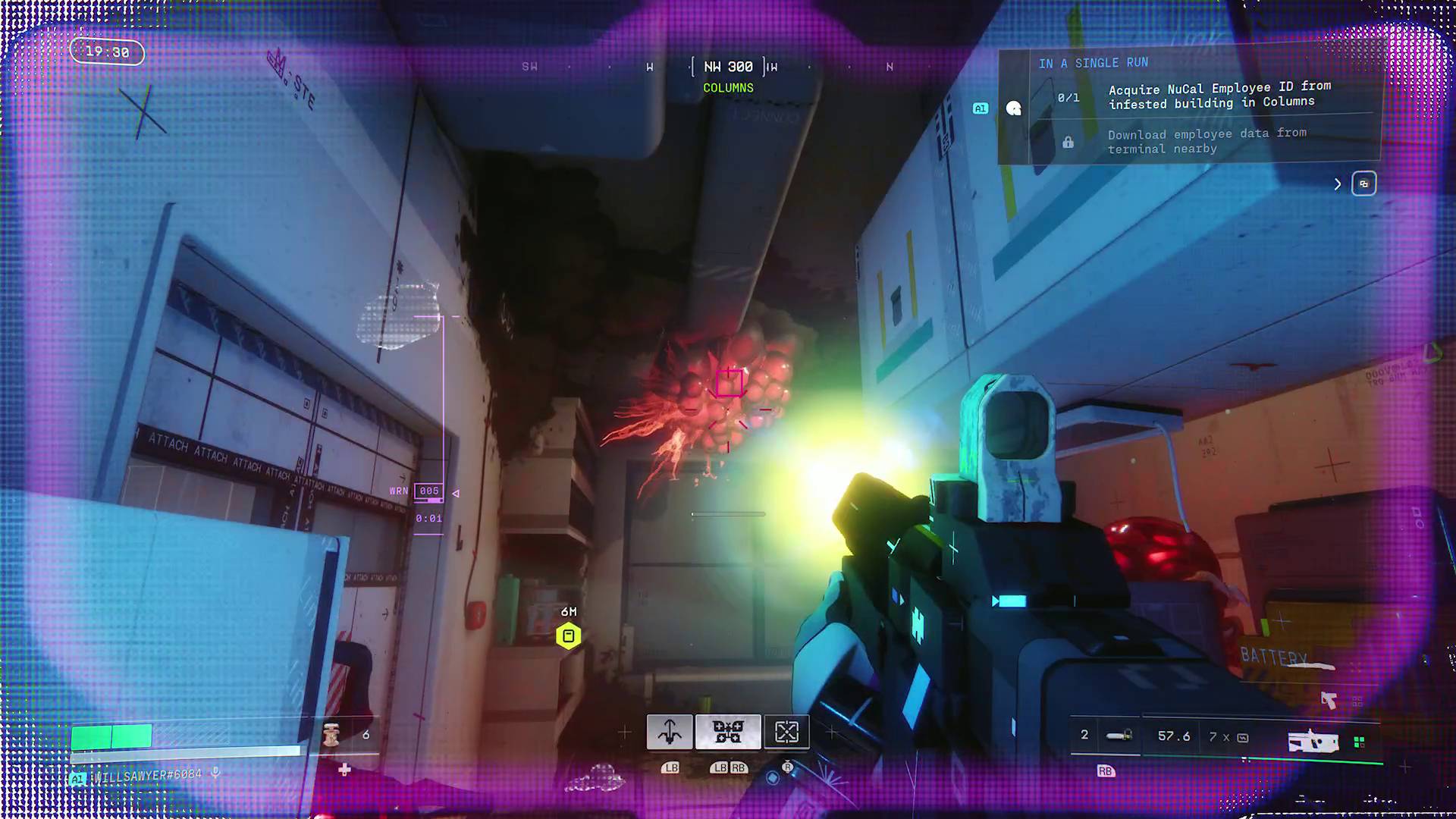 NuCal في Marathon: التقاط هوية موظف NuCal تحت سرب القراد في Tau Ceti