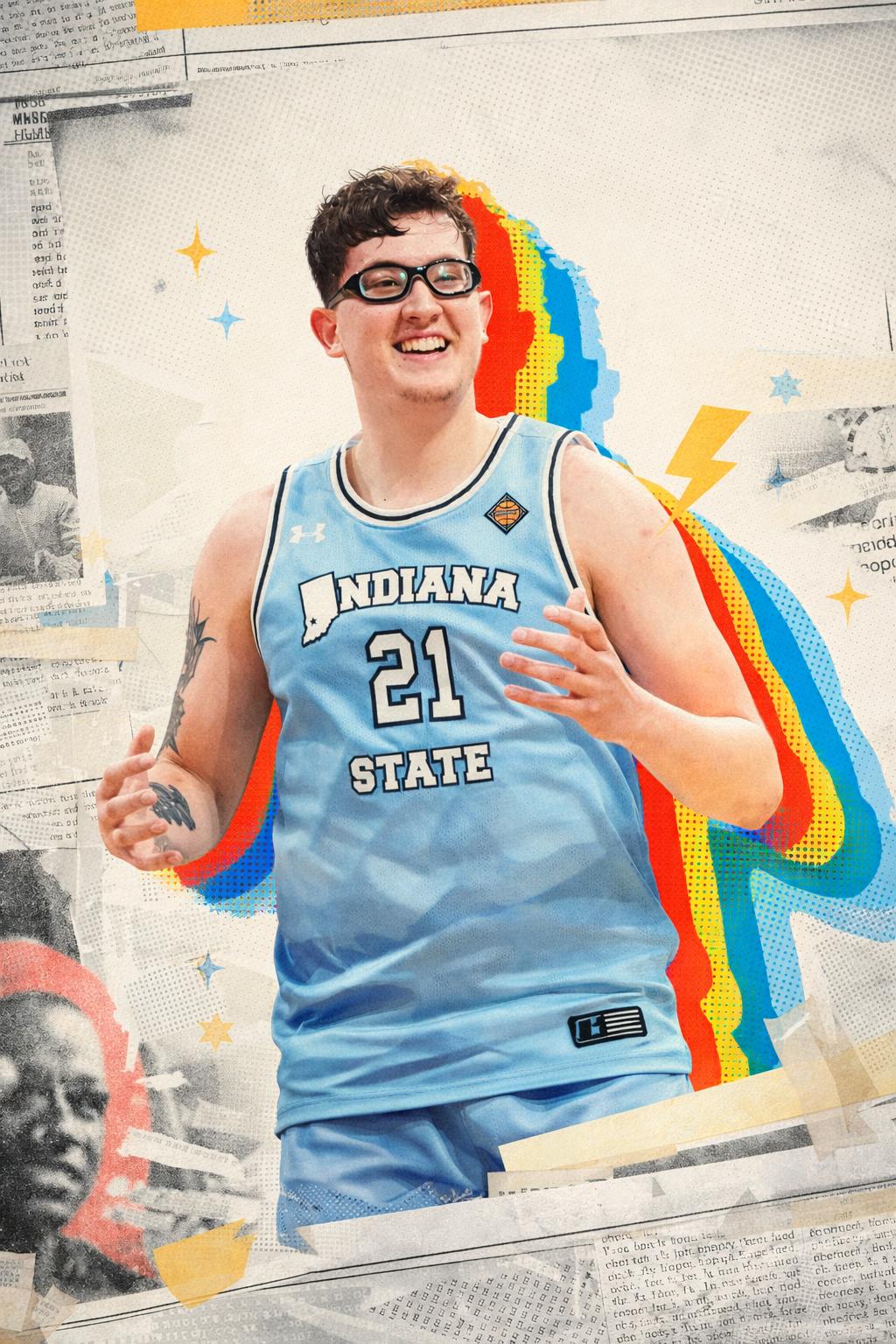 走红的NCAA球星Robbie Avila：他选“Cream Abdul-Jabbar”为最搞笑绰号