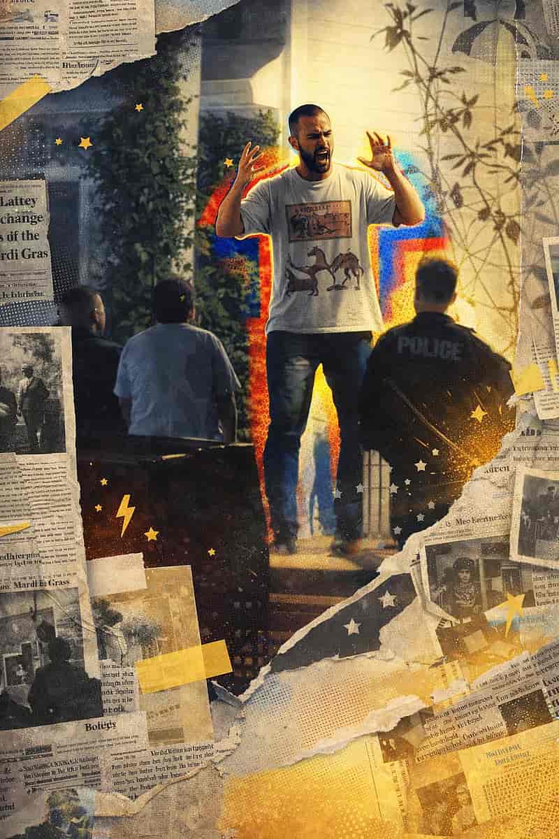 शिया लेब्यूफ का न्यू ऑरलियन्स में पुलिस से गर्मजोशी भरा सामना — वीडियो में भावुक नजारा