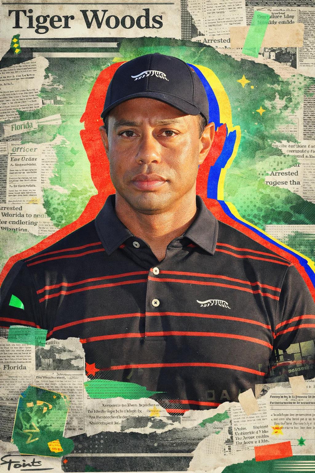 老虎伍兹在佛州翻车后因涉嫌酒驾获保释