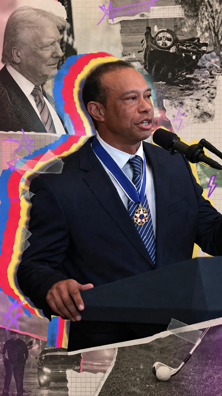 Tiger Woods aurait dit à la police qu’il « parlait au président » après son accident de voiture