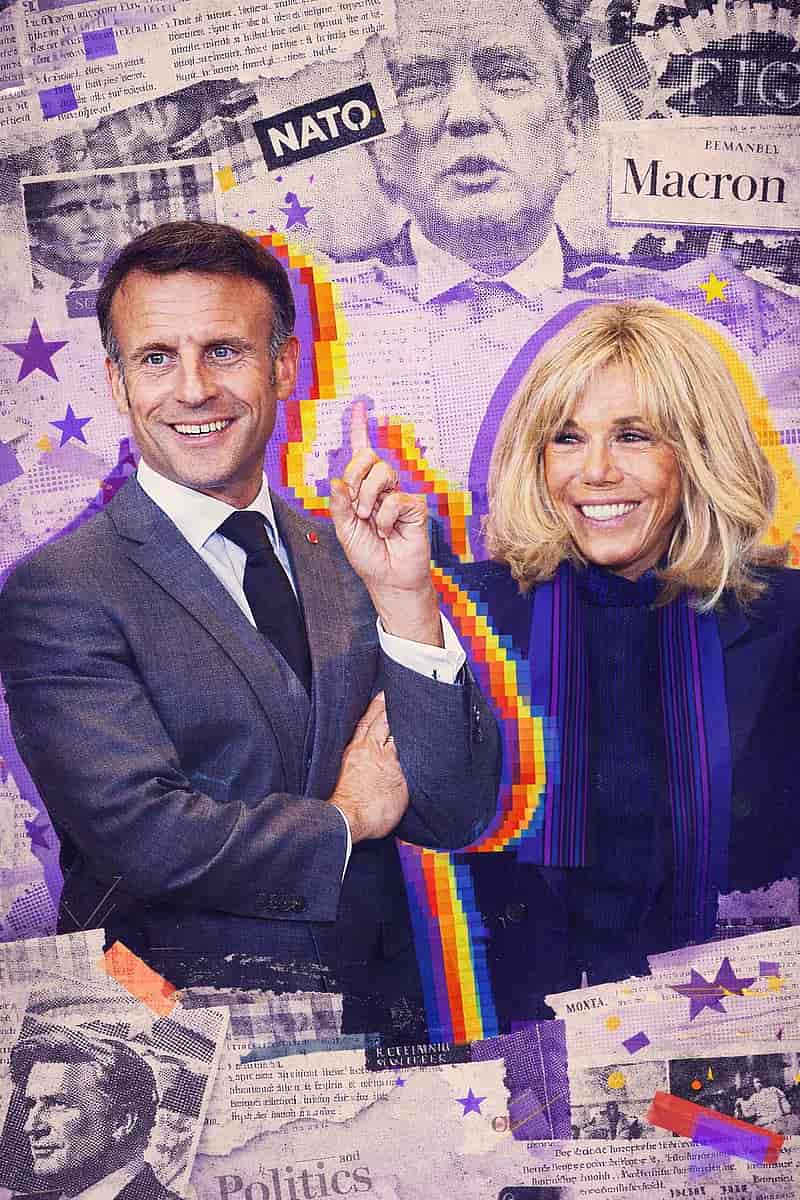 特朗普称“布丽吉特虐待马克龙” 法国总统回击：言论不得体