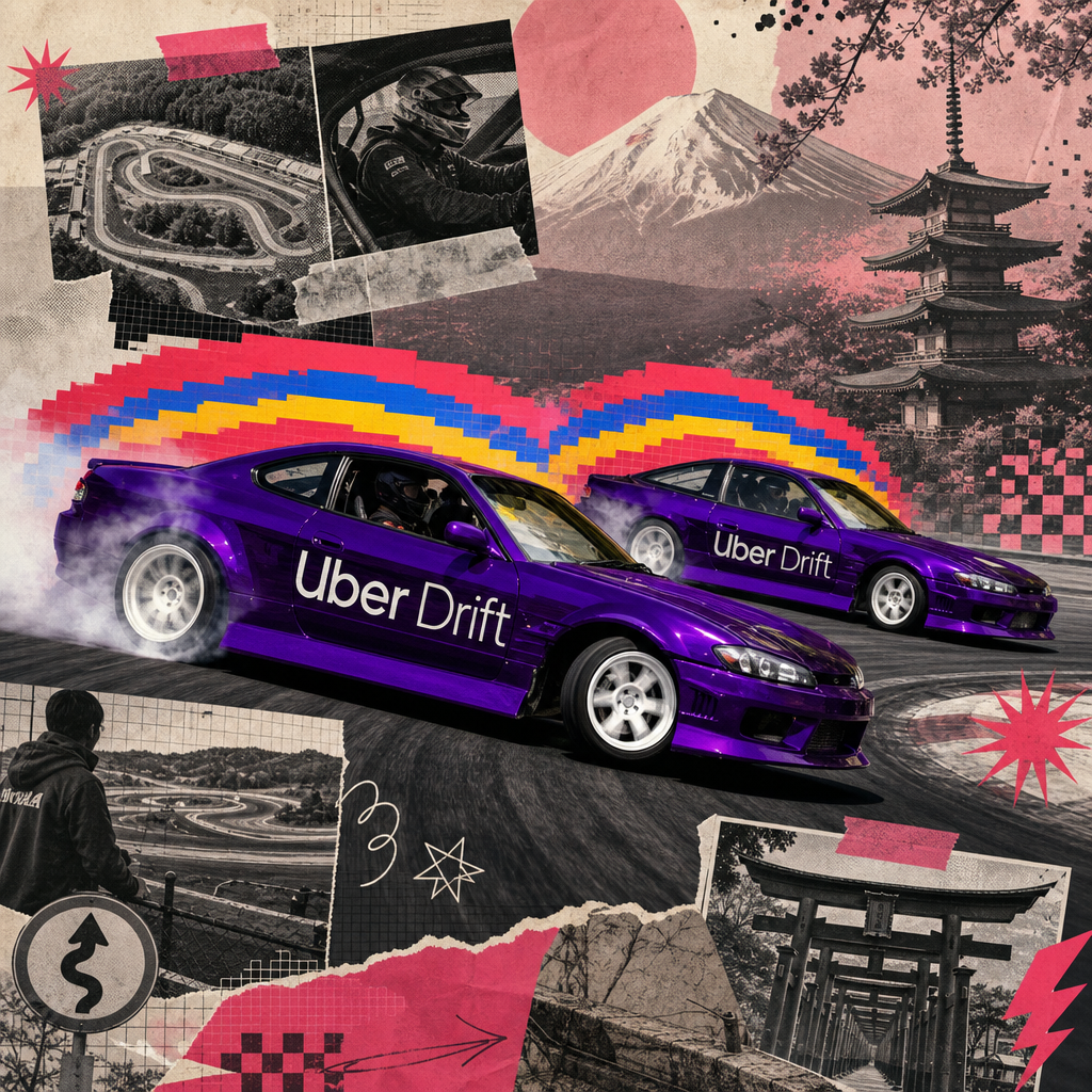 Uber Drift en Japón: derrapes con cupo limitado