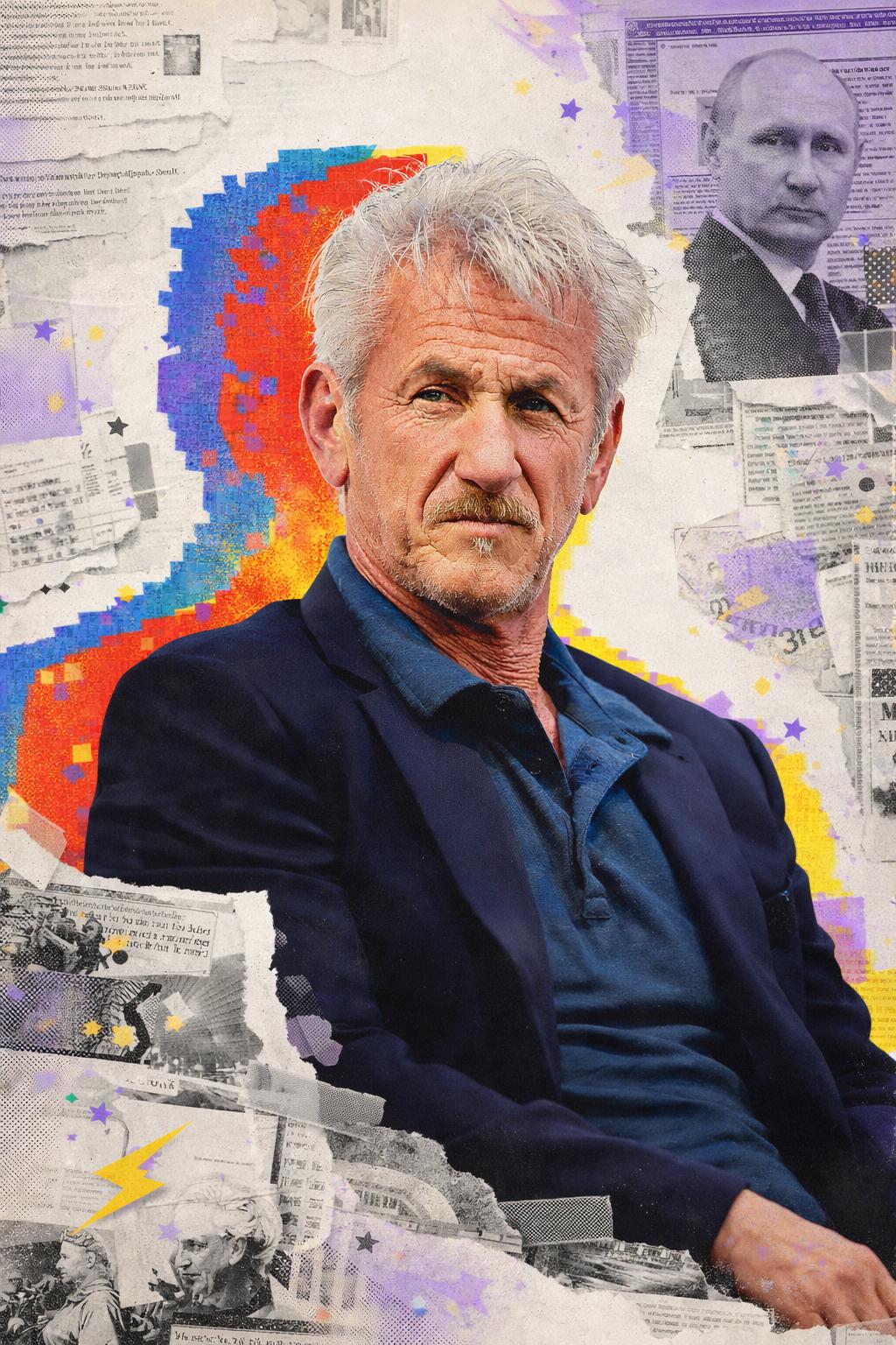 Sean Penn reçoit un « Oscar » fabriqué avec des débris ferroviaires ukrainiens