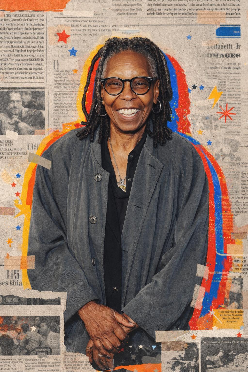 胡比·戈德堡大胆更新：单身生活、速来速走和五十多年不穿胸罩？