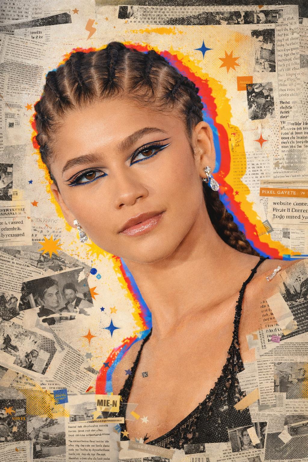 Zendaya 在《吉米·金梅尔直播》回应 AI 婚纱照：很多人都被骗了